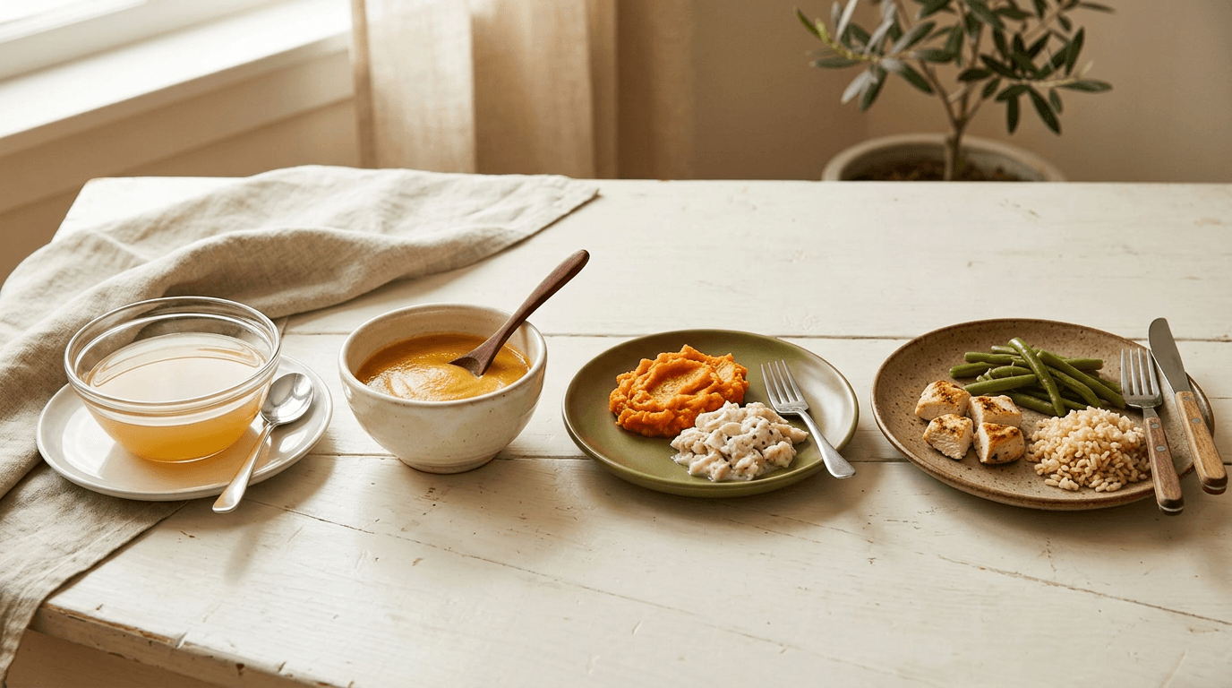 Alimentação Pós-Bariátrica: Guia Completo das 4 Fases da Dieta