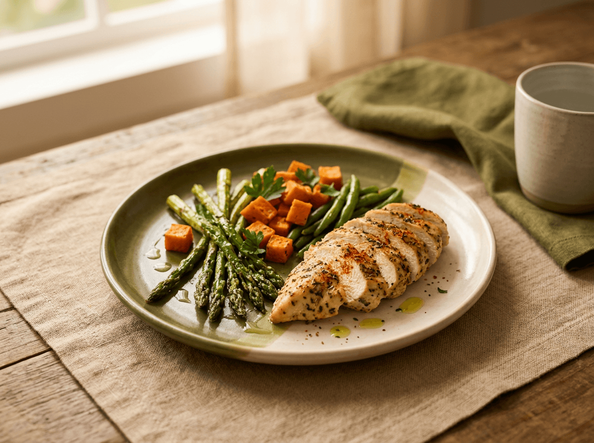 Paciente em consulta nutricional pré-bariátrica, planejando a dieta de preparo para a cirurgia