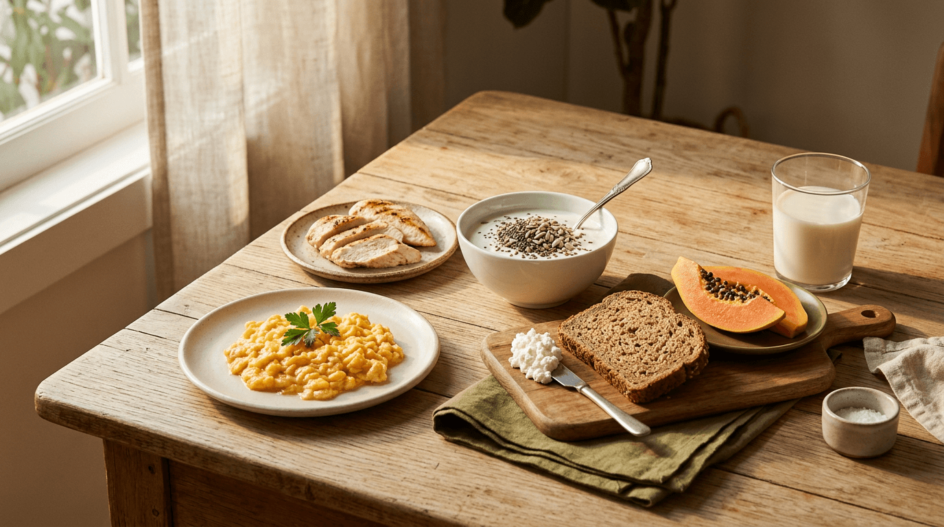Café da Manhã Proteico: Quanta Proteína pela Manhã Reduz a Fome do Dia Todo