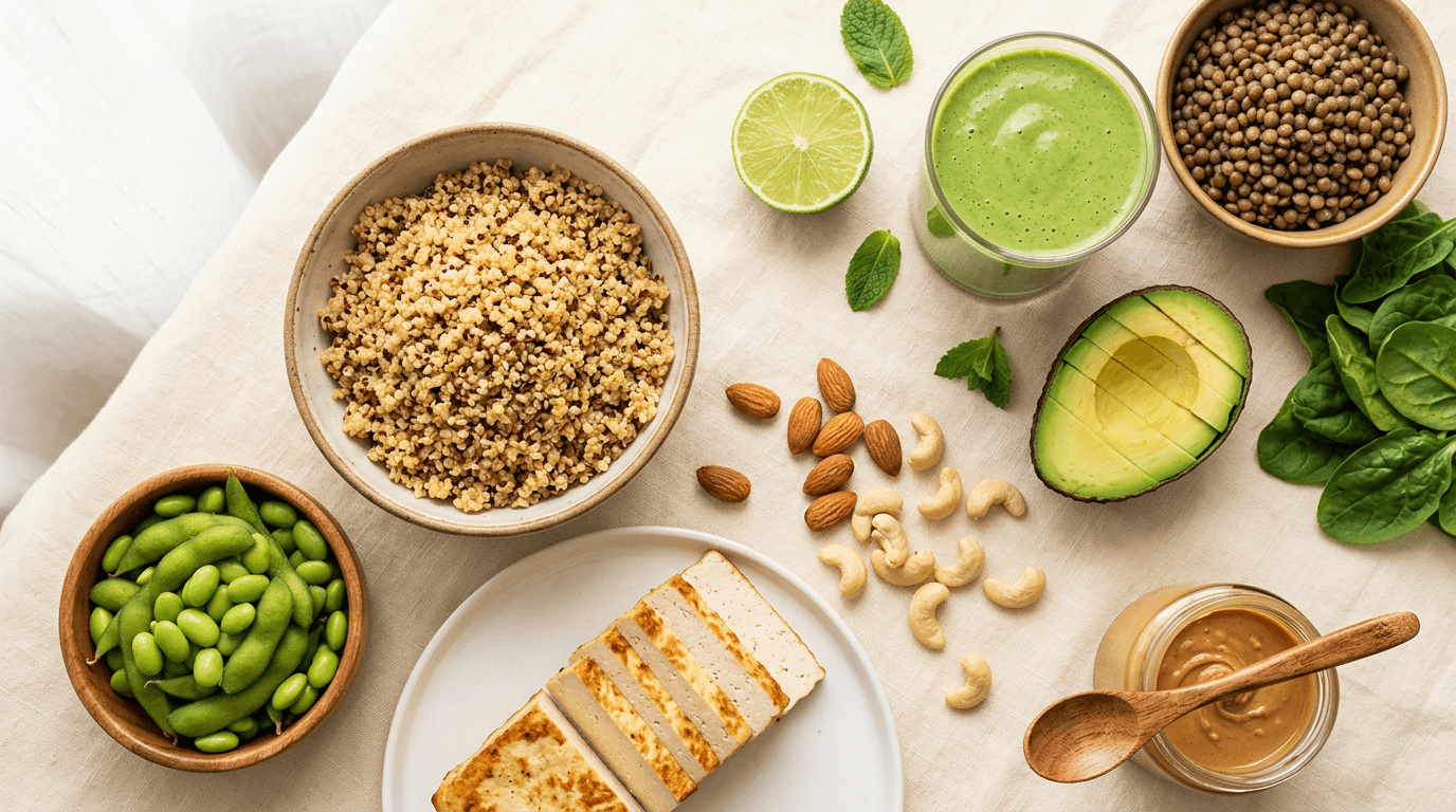 Dieta Vegetariana ou Vegana para Quem Treina: Como Garantir Proteína e Desempenho Sem Carne