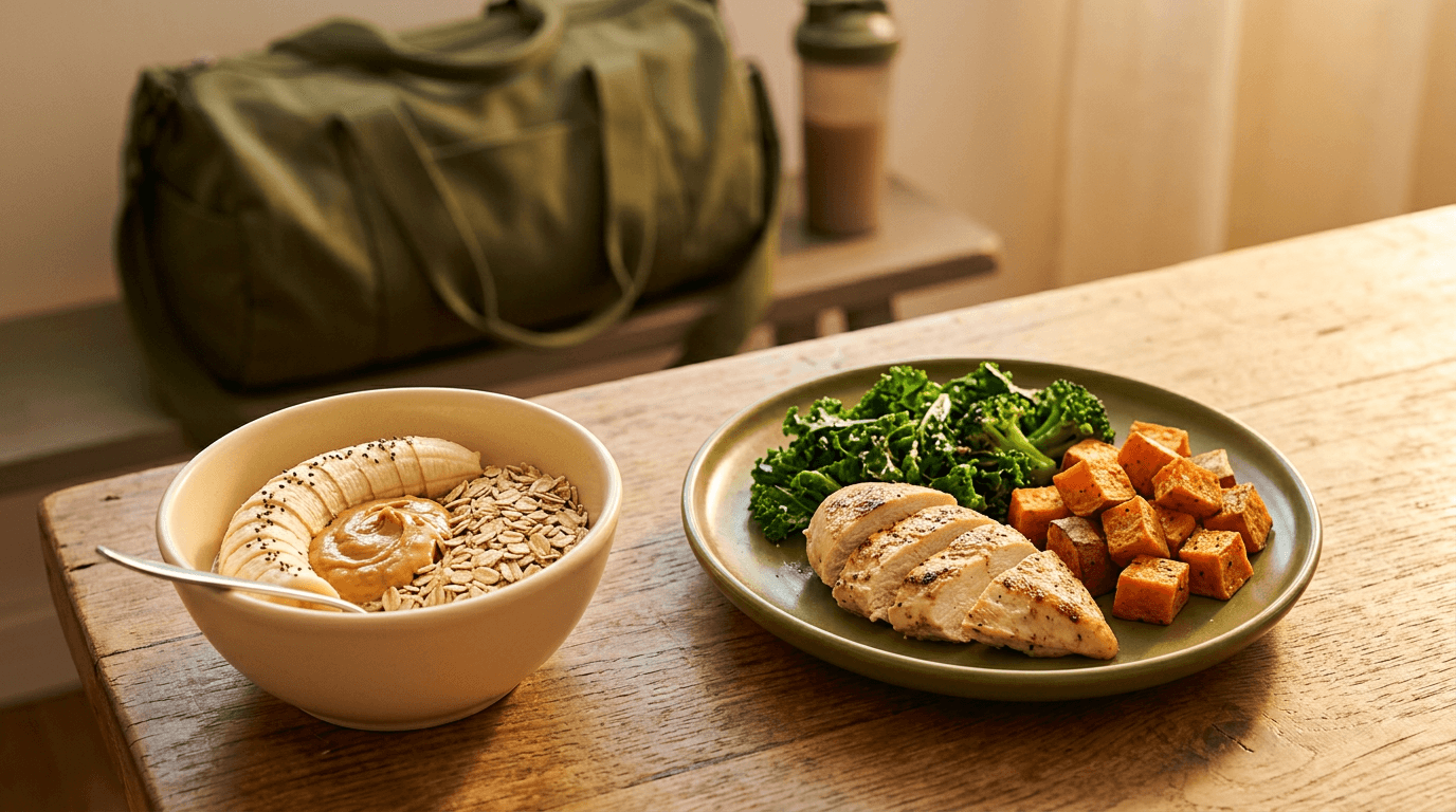 O Que Comer Antes e Depois do Treino: Guia Completo por Objetivo