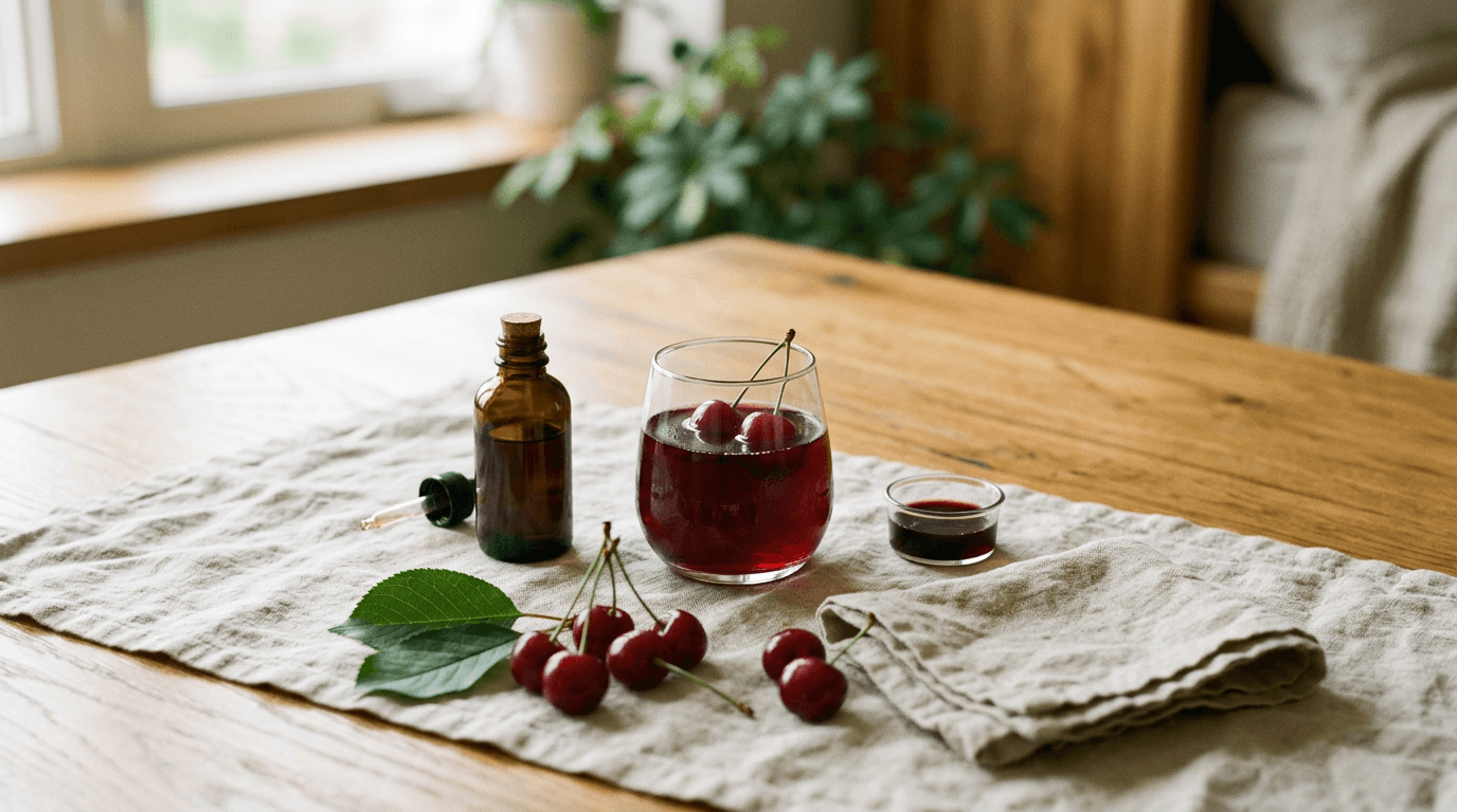 Suco de Cereja: Recuperação Muscular, DOMS, Sono e Antocianinas