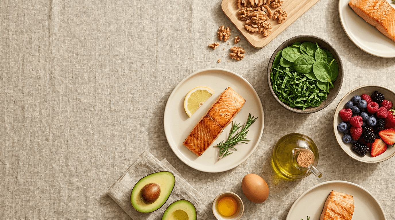 Brain Fog Menopausa: Alimentação, Ômega-3 e Padrão MIND Para Memória e Foco