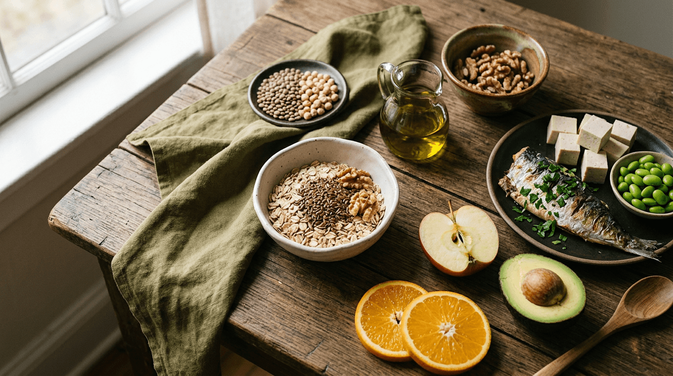 Colesterol Alto na Menopausa: Por Que o LDL Sobe e o Que Comer para Proteger o Coração