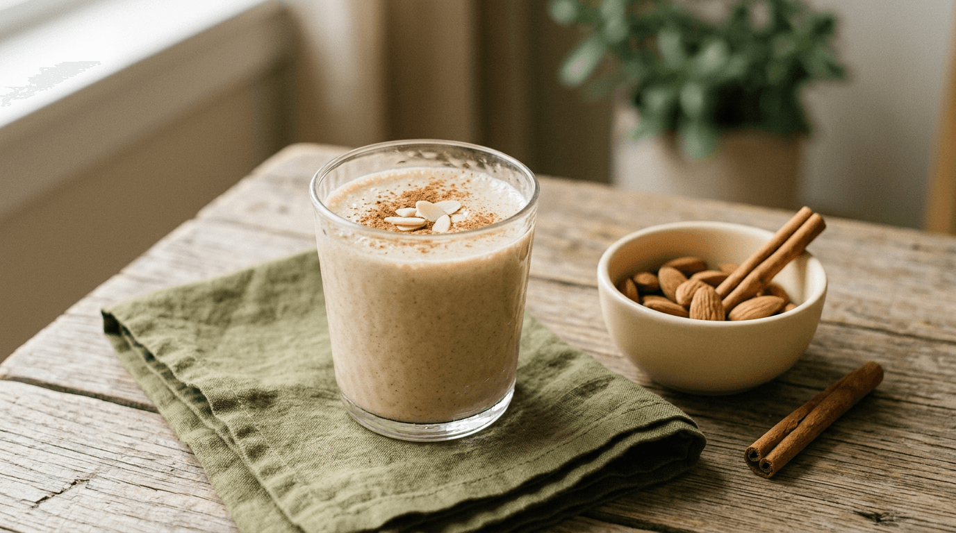 Shake de Amêndoas e Canela