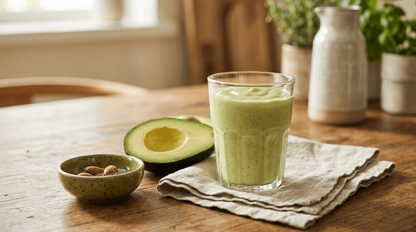 Smoothie de Abacate Proteico (porção pequena)