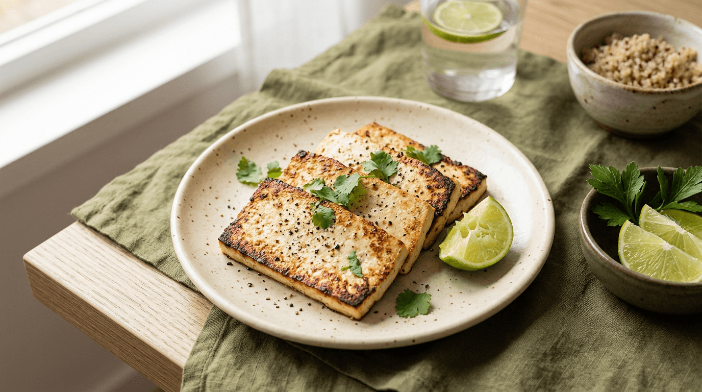 Tofu Grelhado com Limão (simples)